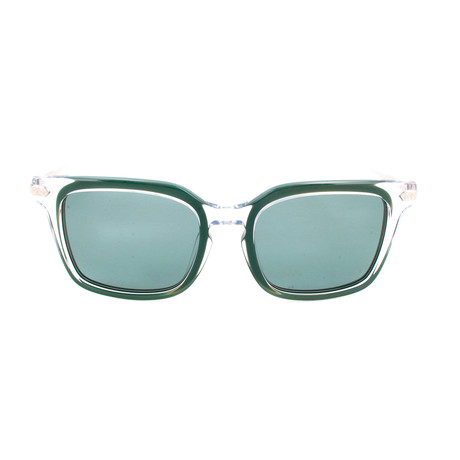 Men's CK18702S 395 Sunglasses // Crystal + Green