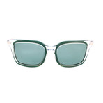 Men's CK18702S 395 Sunglasses // Crystal + Green