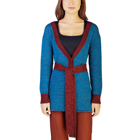 Prada // Alpaca Knitted Cardigan Sweater // Two Tone (US: 6)