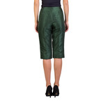 Prada // Silk Capris Pants // Emerald Green (US: 0P)