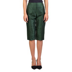 Prada // Silk Capris Pants // Emerald Green (US: 0P)