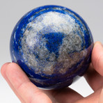 Polished Lapis Lazuli Sphere // On Stand