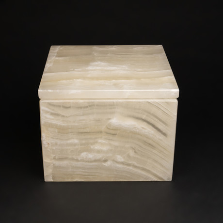 Square Mexican Onyx Box