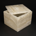 Square Mexican Onyx Box