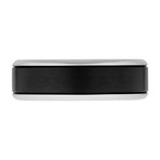 Steel Ring // 7MM // Black (8)