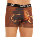 Wooly Mammoth 3D Printed Boxers // Brown (XL)