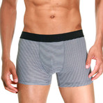 Striped Boxers // Black + White (L)