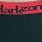 Side Striped Boxer // Black + Red (S)