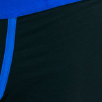 Outline Boxers // Black + Blue (L)