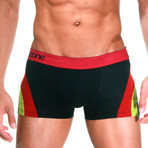 Side-Lined Boxers // Black (L)