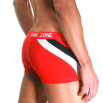 Side-Lined Boxer // Red (Small)
