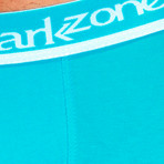 Side-Lined Boxers // Turquoise (L)