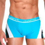 Side-Lined Boxers // Turquoise (L)