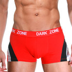 Side-Lined Boxer // Red (X-Large)