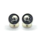 Skull Side Profile Cufflinks (Petit // 0.55" Diameter)