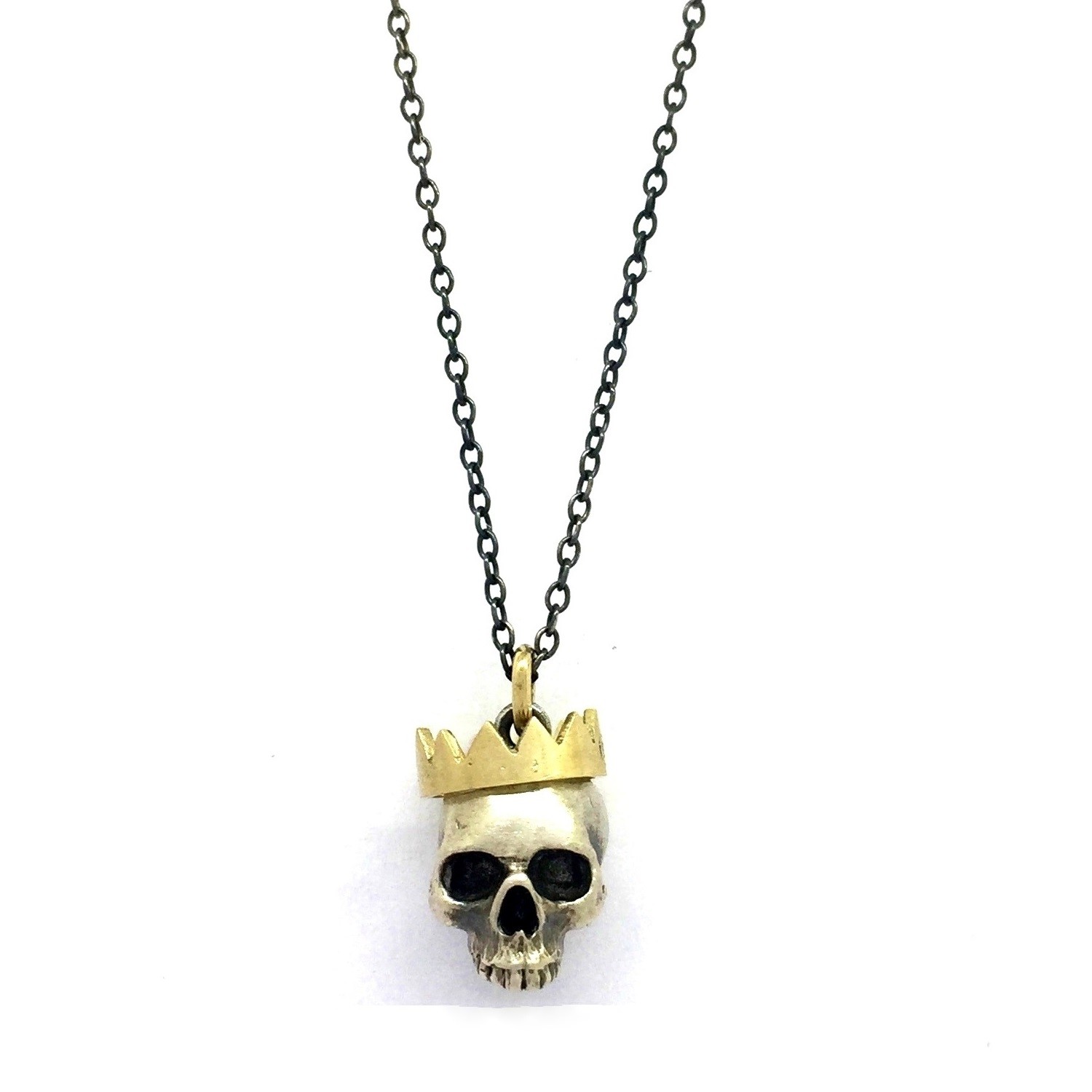 small skull necklace