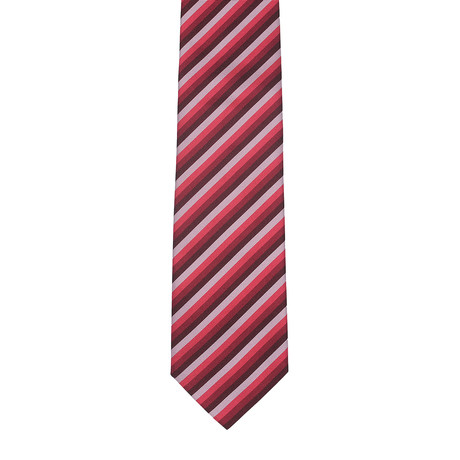Striped Tie // Red