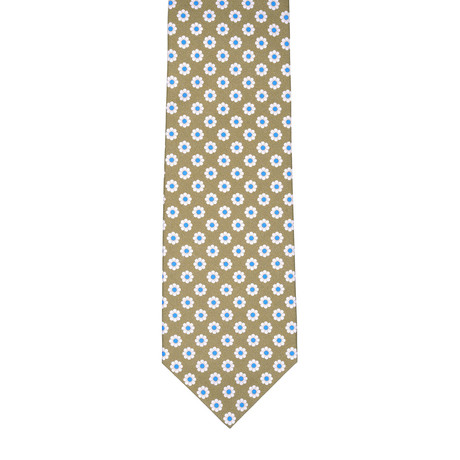 Borelli Napoli // Geometric Tie // Green + Blue + White