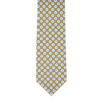 Borelli Napoli // Geometric Tie // Green + Blue + White