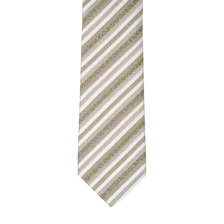 Borelli // Stripped Tie // Beige