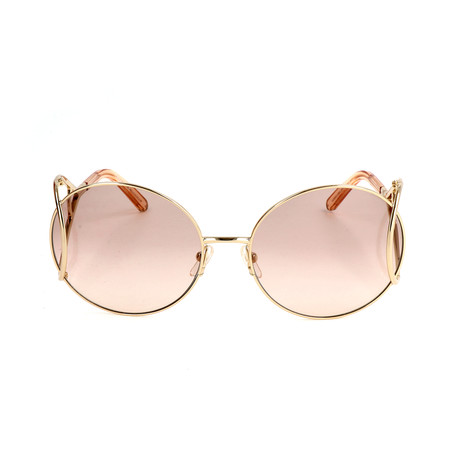 CE124S 724 Sunglasses // Gold + Peach