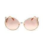CE124S 724 Sunglasses // Gold + Peach