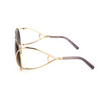 CE124S 744 Sunglasses // Gold + Gray