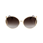 CE124S 744 Sunglasses // Gold + Gray