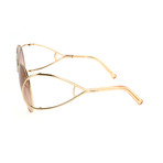 CE124S 724 Sunglasses // Gold + Peach