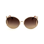 CE124S 736 Sunglasses // Gold + Blonde Havana