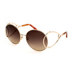 CE124S 736 Sunglasses // Gold + Blonde Havana