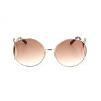 CE124S 043 Sunglasses // Silver + Brown Marble