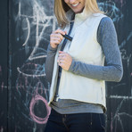 Featherweight Vest // Women // Cement (L)