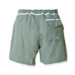 Madras Swim Trunks // Gray (2XL)