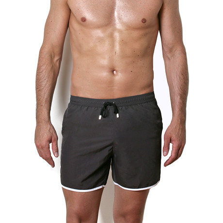 Paris Beach Swim Trunks // Black (XS)