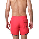 Paris Beach Swim Trunks // Red (S)