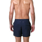 Paris Beach Swim Trunks // Blue Marine (M)