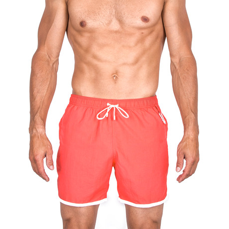 Leonardo Swim Trunks // Coral (XS)