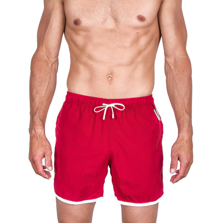 Leonardo Swim Trunks // Red (XS)