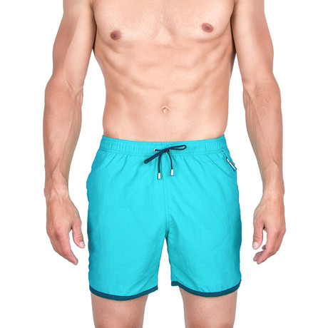 Leonardo Swim Trunks // Turquoise (XS)