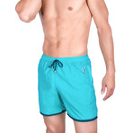 Leonardo Swim Trunks // Turquoise (XS)