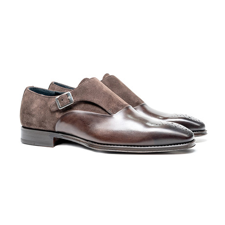 Augusto Exclusive Buckle Loafer // Brown (Euro: 40)