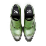 Augusto Exclusive Buckle Loafer // Green (Euro: 42)