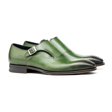 Augusto Exclusive Buckle Loafer // Green (Euro: 40)