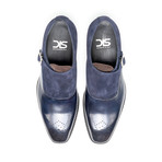 Augusto Exclusive Buckle Loafer // Blue (Euro: 41)