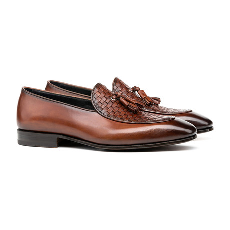 Claudio Exclusive Tassel Moccasin // Brown (Euro: 40)