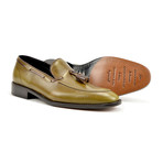 Romeo Tassel Loafer // Olive (Euro: 46)