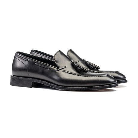 Romeo Tassel Loafer // Black (Euro: 40)