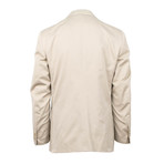 Cotton 3 Roll 2 Button Slim + Trim Fit Suit // Tan (US: 44S)