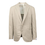 Cotton 3 Roll 2 Button Slim Fit Suit V2 // Tan (US: 44S)